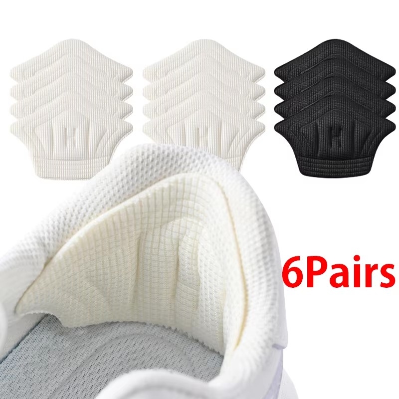 Sneaker Protector - 1/2/6 ペアインソールパッチヒールパッドスポーツシューズ用バックステッカー調節可能なサイズ耐摩耗性足パッドクッションインサートインソール