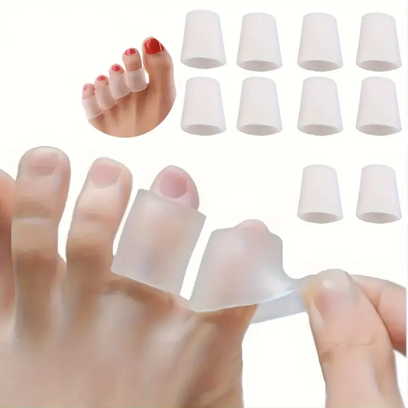 Sneaker Protector - 20個入り、歩行時の足指保護カバー。痛みを和らげ、摩擦を軽減し、タコや水ぶくれの発生を防ぎます。ハイヒール、スニーカー、カジュアルな革靴に適しています。