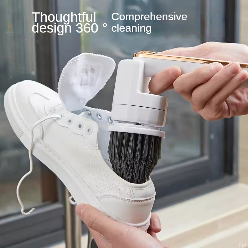 Shoe Cleaning Brush - 充電式電動ハンドブラシ,防水,多機能,家庭用および靴ツール