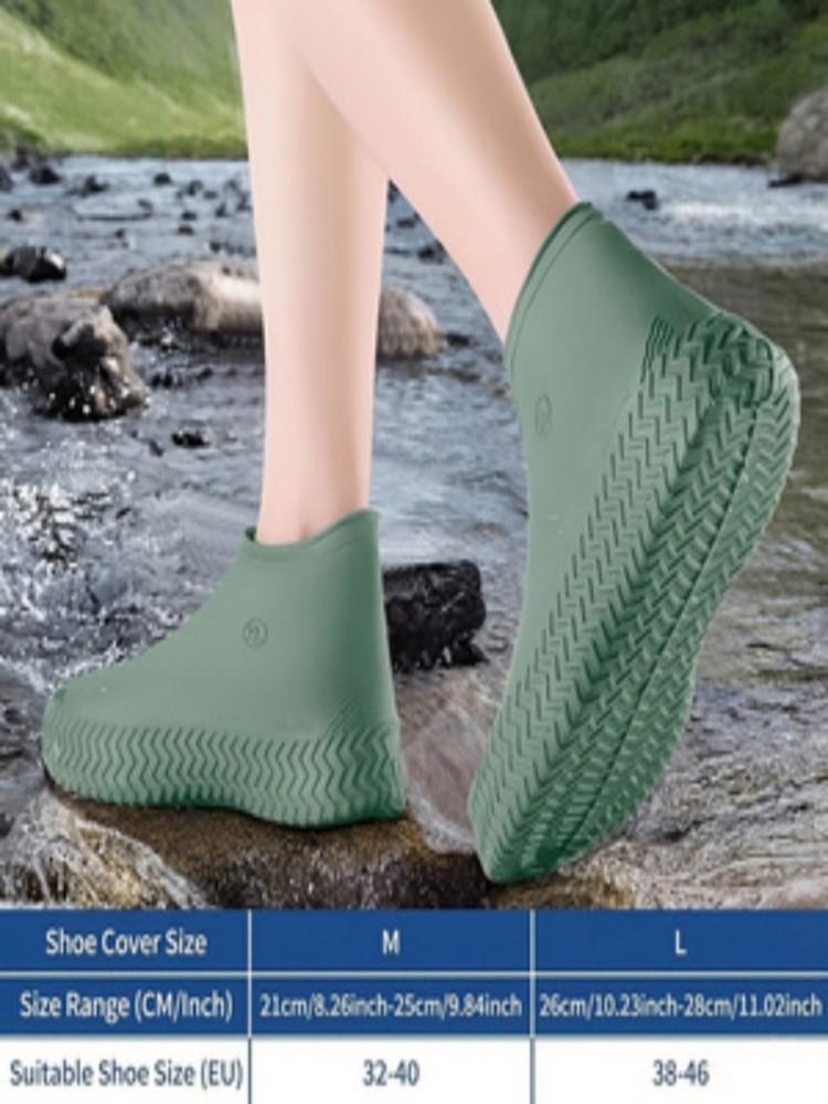 Sneaker Protector - 厚みのある防水多層構造屋外用レインプルーフポータブルシューズカバー