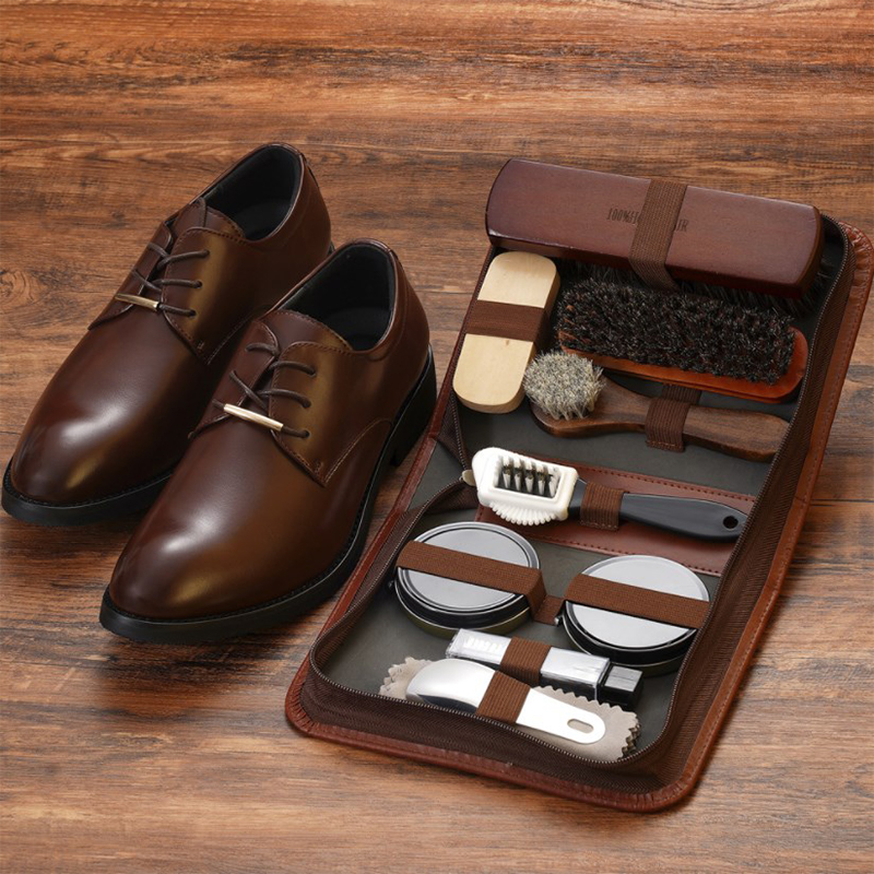 Horse-革製のクリーニングブラシセット,研磨ツール,靴ク - Leather Shoe Polish のレビューと価格