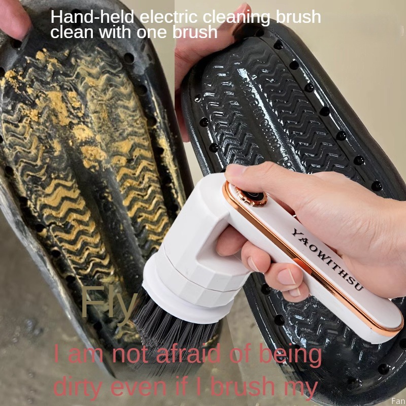 充電式電動ハンドブラシ,防水,多機能,家庭用および靴ツール - Shoe Cleaning Brush のレビューと価格