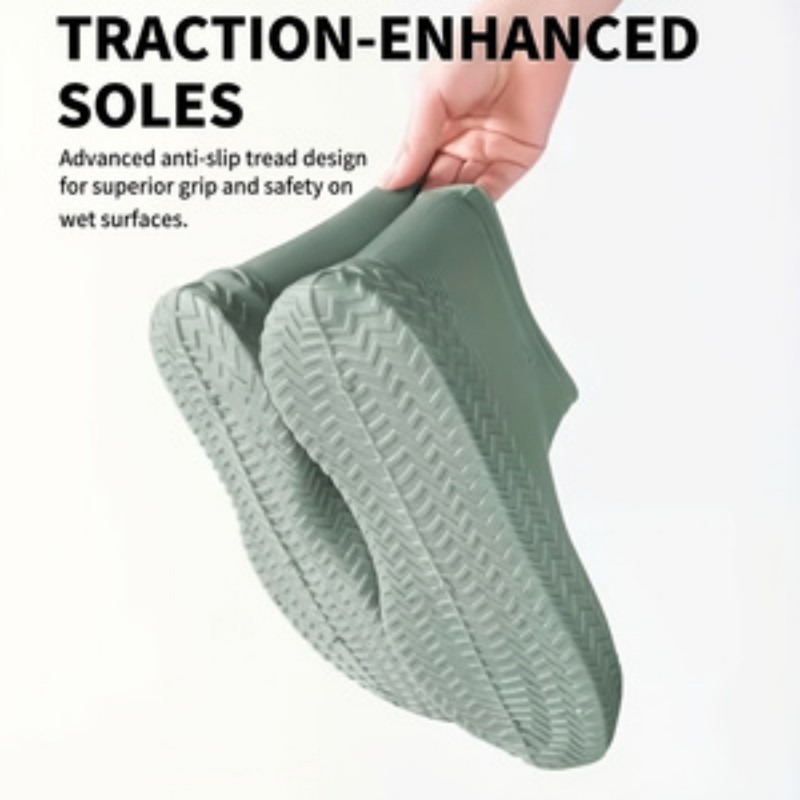 厚みのある防水多層構造屋外用レインプルーフポータブルシューズ - Sneaker Protector のレビューと価格
